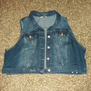 Denim vest